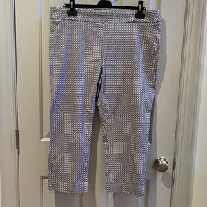 VGUC Black/White Patterned Pants